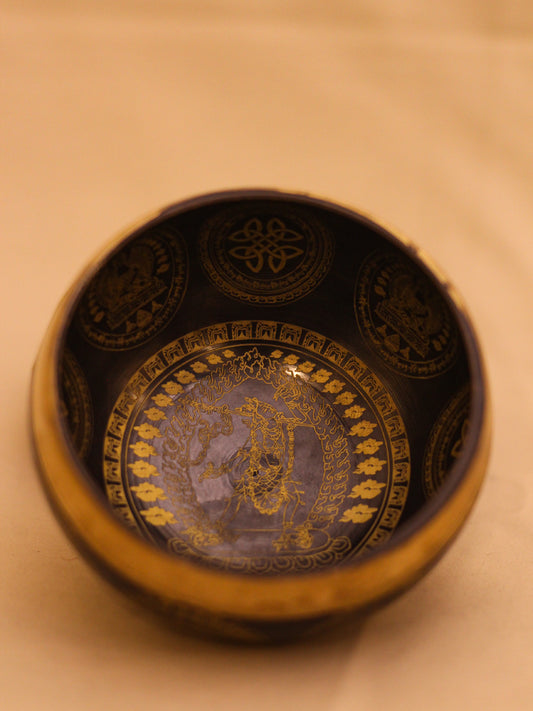 Dakini Engraved Singing Bowl (Machine Made)