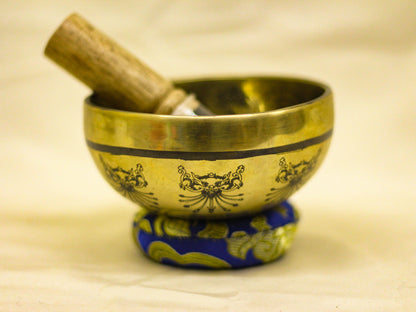 Ganesh Engraved Singing Bowl