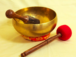 Plain Golden Singing Bowl