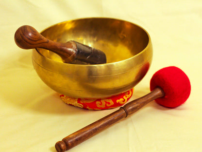 Plain Golden Singing Bowl