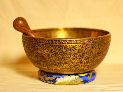 Special Carving Singing Bowl