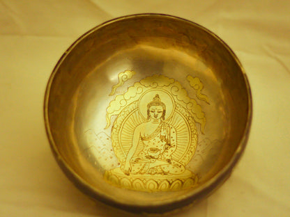 Buddha Engraved Singing Bowl