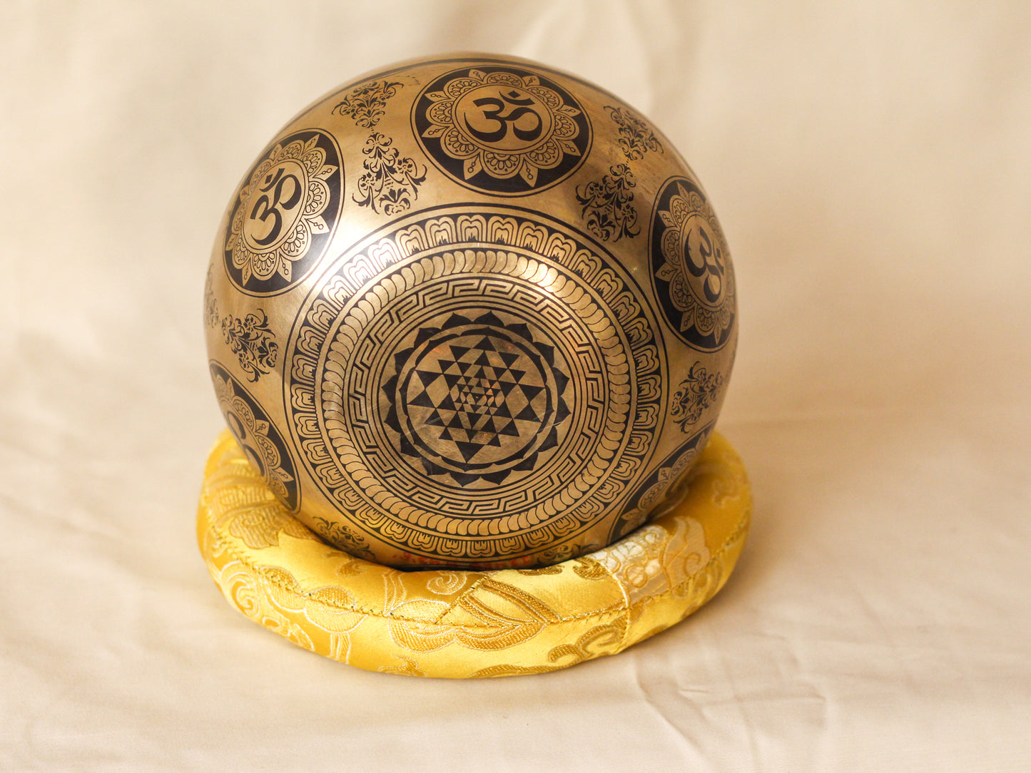 Ganesh Engraved Singing Bowl