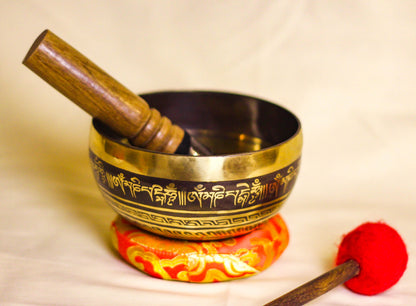 Yin and Yang Engraved Singing Bowl