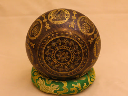 Buddha Engraved Singing Bowl (Machine Made)