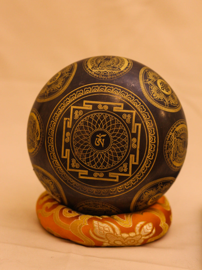Buddha Engraved Singing Bowl (Machine Made)