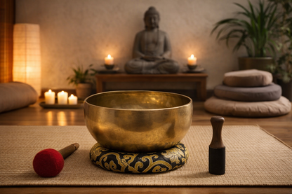 Plain Gold Singing Bowl