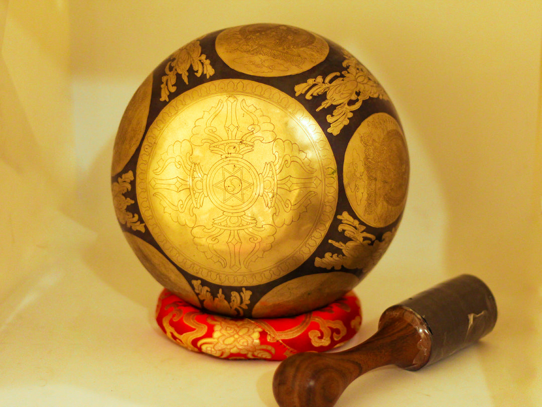 Buddha Engraved Singing Bowl