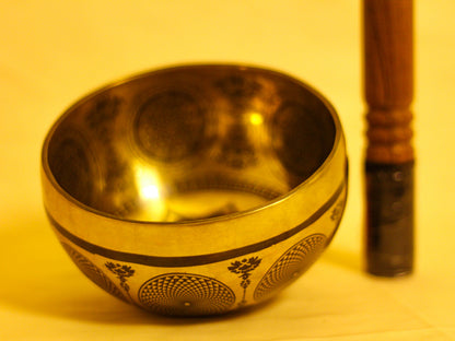 Chakra Engraved Singing Bowl