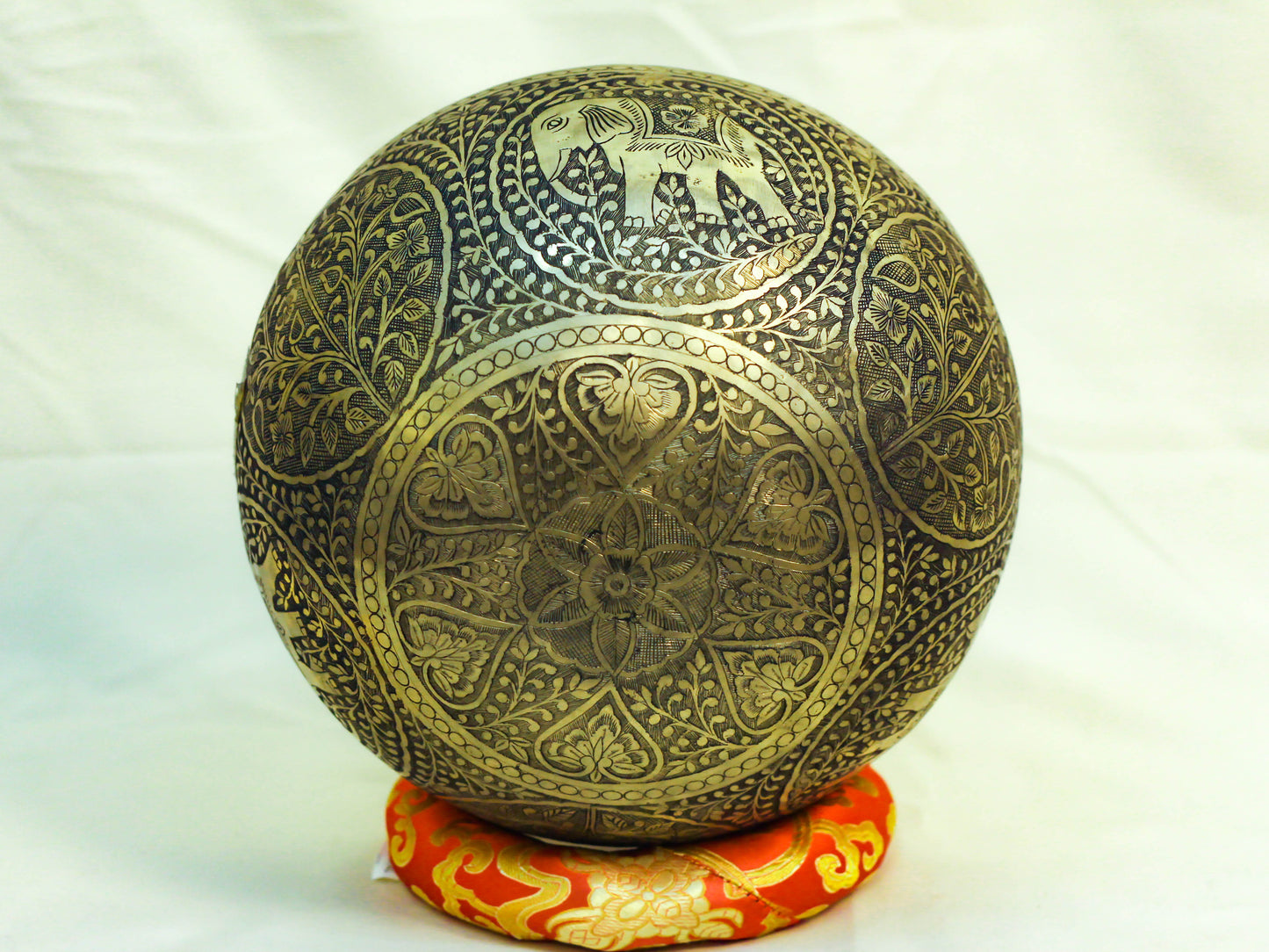 Elephant Engraved Singing Bowl