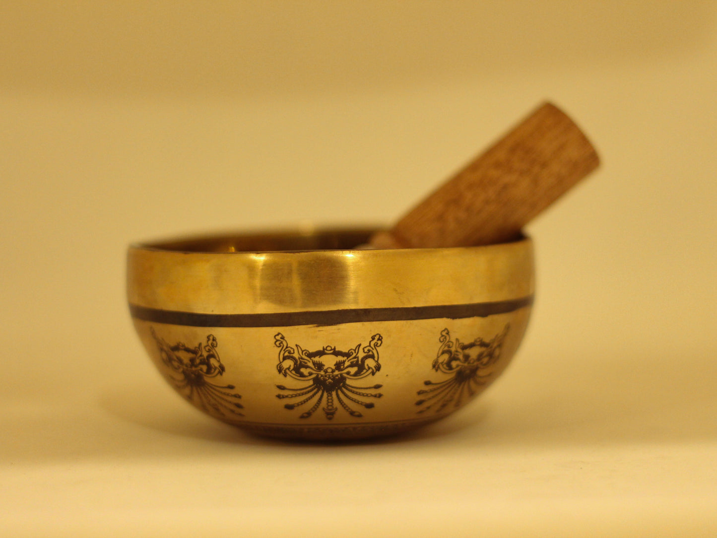 Ganesh Engraved Singing Bowl