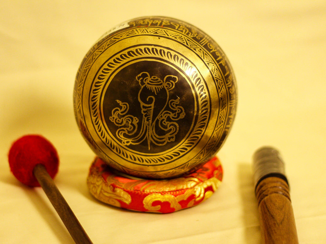 Good Luck Engraved Singing Bowl