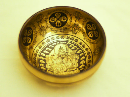 Guru Rinpoche Engraved Singing Bowl