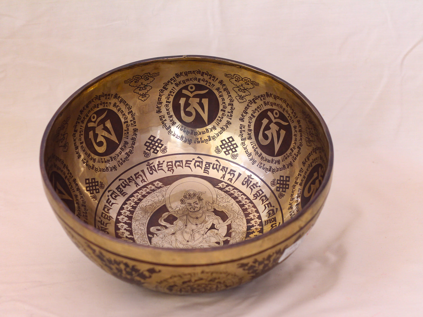 Jambhala Engraved Singing Bowl
