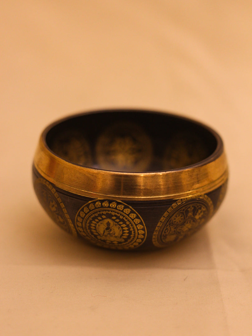 Dakini Engraved Singing Bowl (Machine Made)
