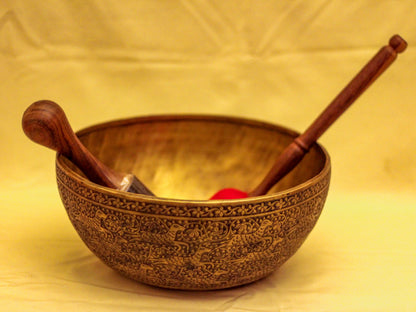 Special Carving Singing Bowl