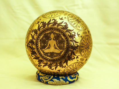 Chakras Engraved Singing Bowl