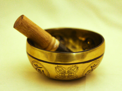 Guru Rinpoche Engraved Singing Bowl