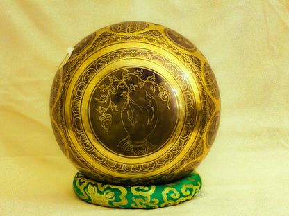 Special Engraved Singing Bowl