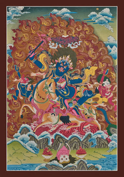Palden Lhamo Thangka - (15" * 22")