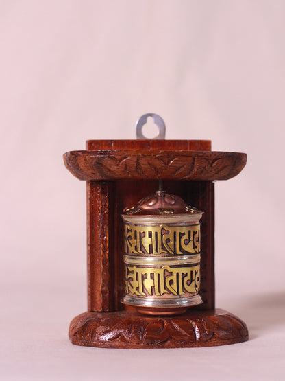 Classic Tibetan Prayer Wheel | Sacred Mantra Detailing