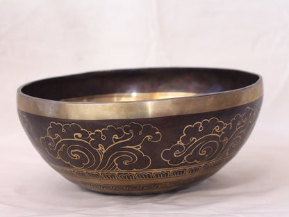 Vajra Engraved Singing Bowl