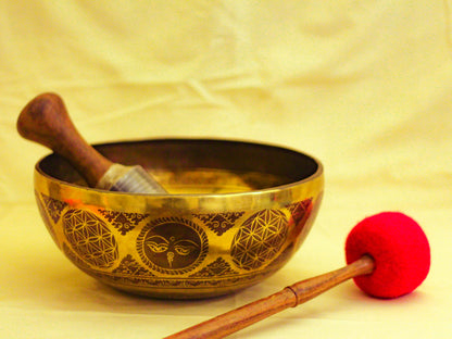 Special Engraved Singing Bowl