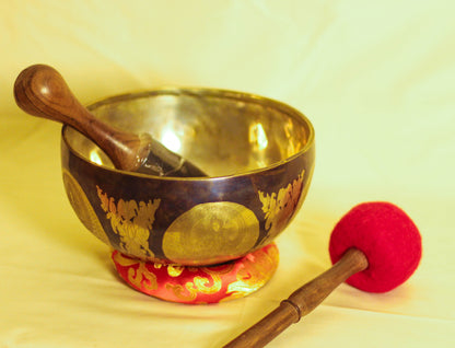 Buddha Engraved Singing Bowl