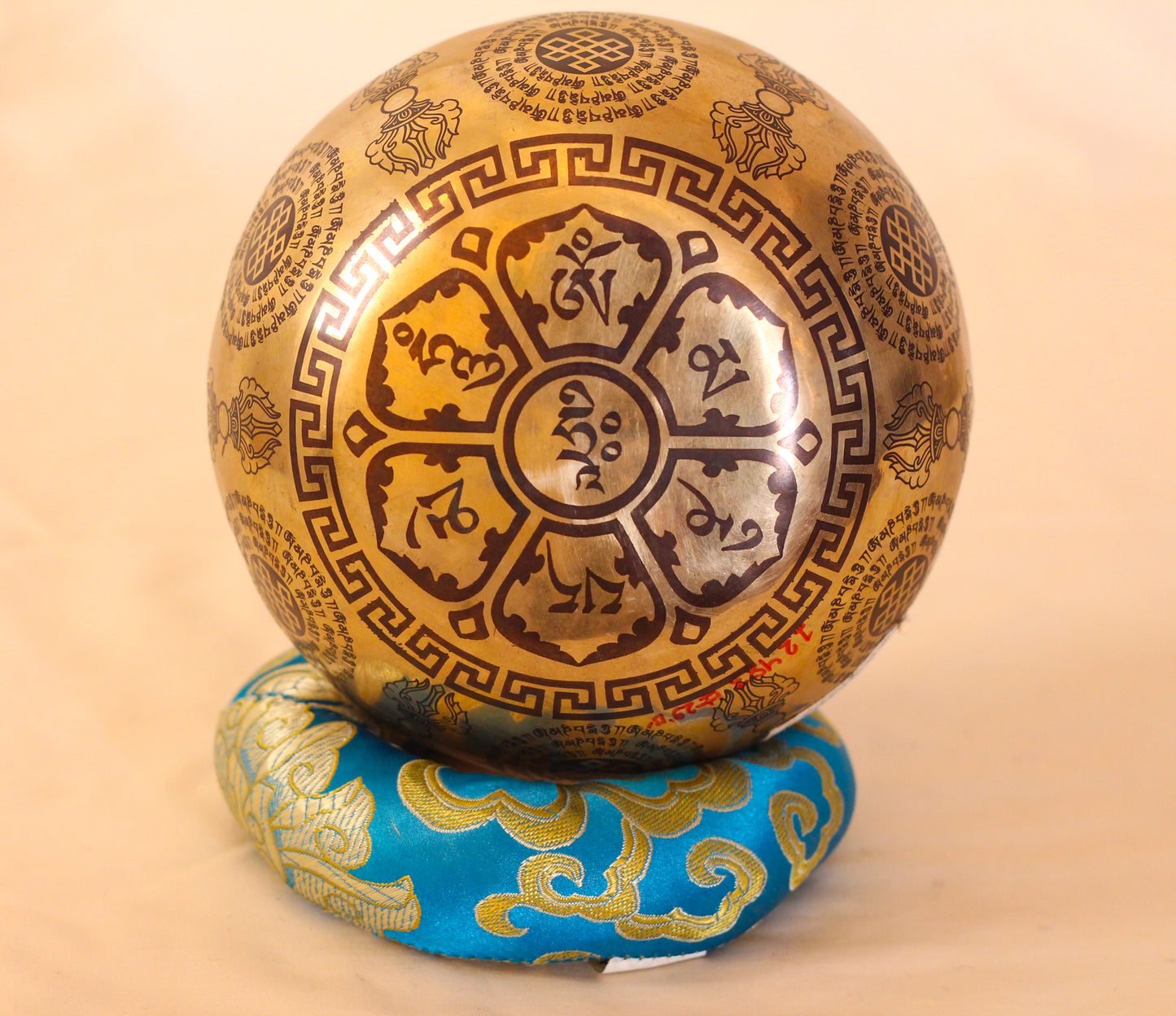 Jambhala Engraved Singing Bowl