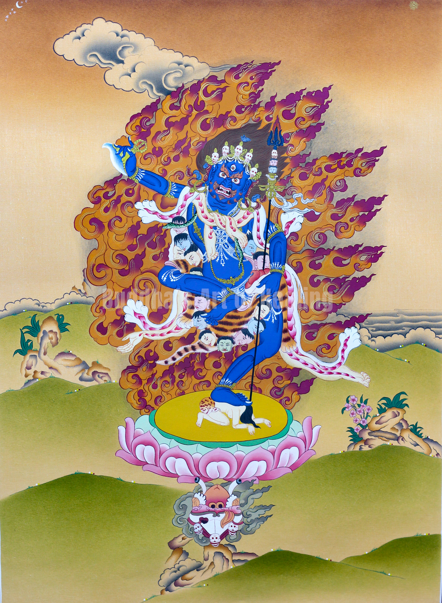 Authentic Troma Nagmo Thangka | Hand-Painted Sacred Himalayan Art