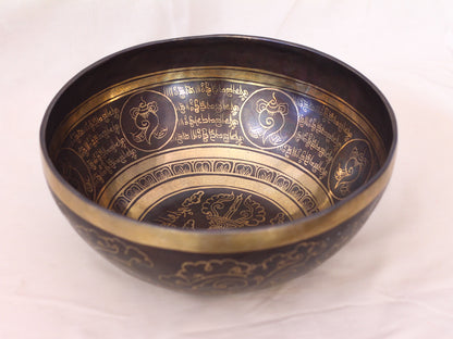 Vajra Engraved Singing Bowl