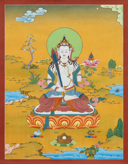 Aakash Garva Thangka - (18" * 24")