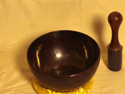Black Tibetan Singing Bowl