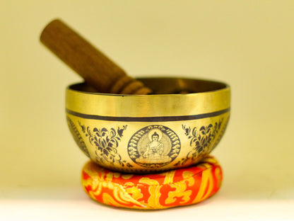 Buddha Engraved Singing Bowl