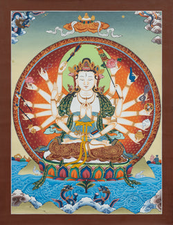 Chandi Thangka - (16" * 22")