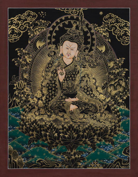 Guru Rinpoche Thangka - (16" * 20")