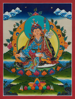 Guru Rinpoche Thangka - (15" * 20")