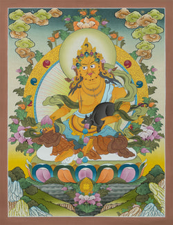 Jambhala Thangka - (15" * 20")