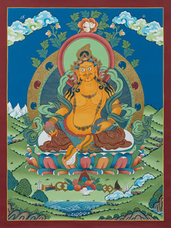 Jambhala Thangka - (18" * 24")