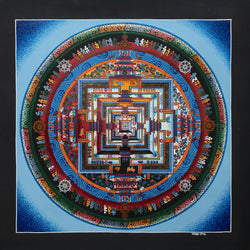 Kalachakra Mandala (In Blue)
