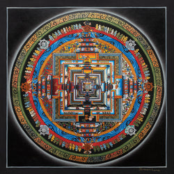 Kalachakra Mandala (In Black)