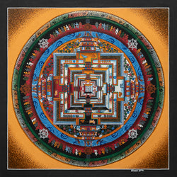 Kalachakra Mandala (In Brown)
