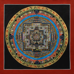Kalachakra Mandala (In Black)