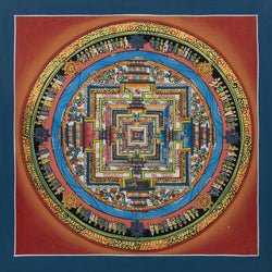 Kalachakra Mandala (In Brown)