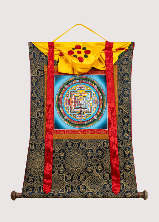 Kalachakra Mandala Thangka - (25" * 28")