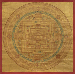 Kalachakra Mandala (Gold) - (50cm * 50cm)