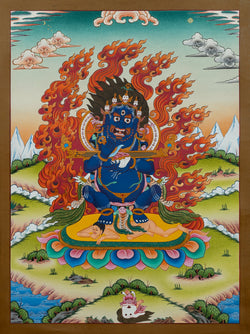 Mahakala Thangka - (18" * 24")