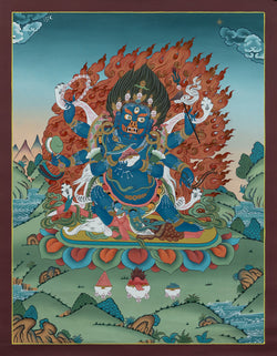 Mahakala Thangka - (18" * 24")