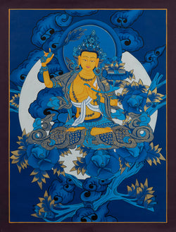 Manjushri Thangka - (16" * 20")