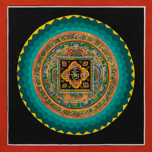Mantra Mandala Thangka Painting